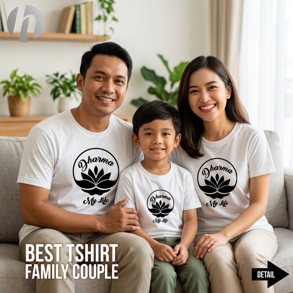 Mittara - Seri Kaos Buddhis Hindu - Dharma my life - Custom UNISEX Kaos Hindu Dharma