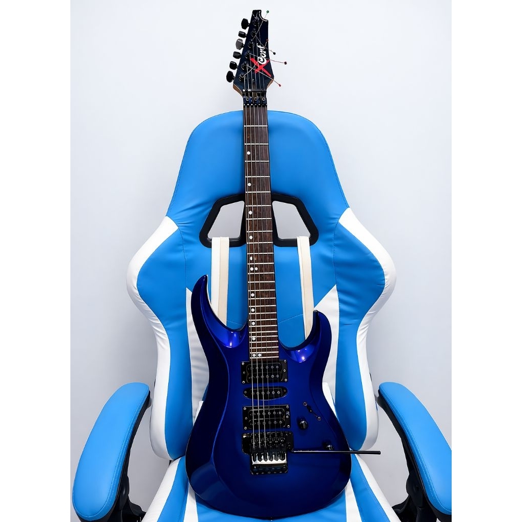 Gitar Elektrik Cort X6 Original Blue Satin (spesial) kayu sudah matang (23 tahun) semakin kokoh & ku