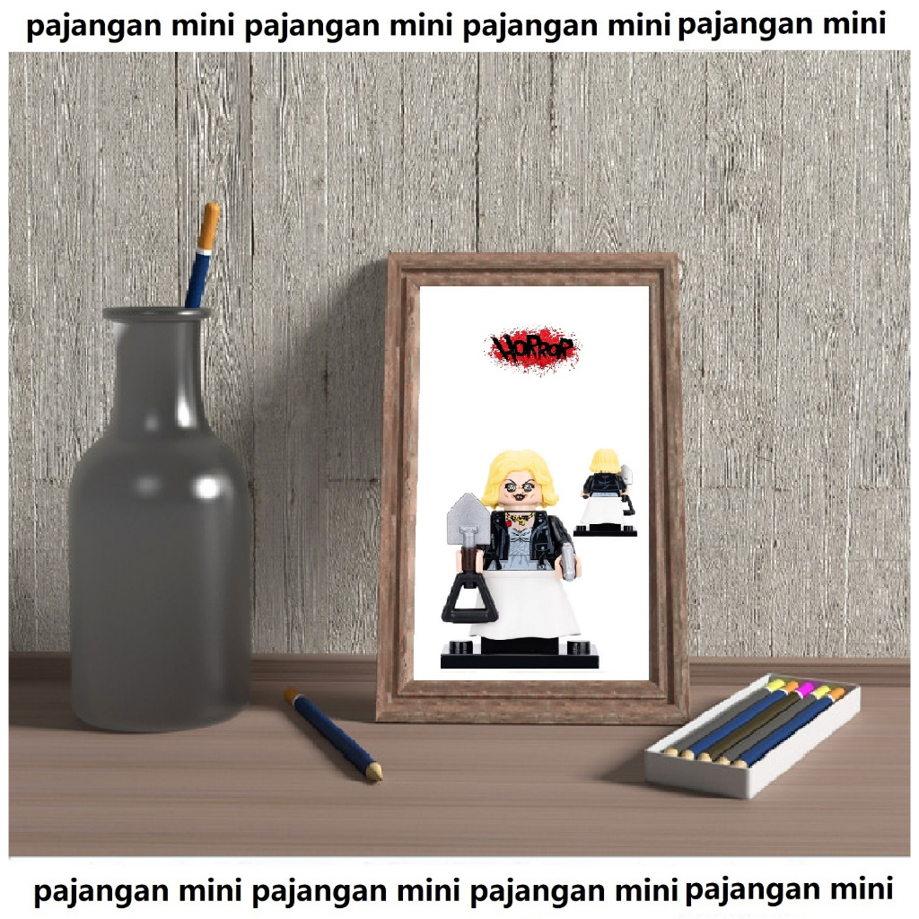 Pajangan Mini - Horror Bride of Chucky Tiffany Valentine minifigs tanpa dus
