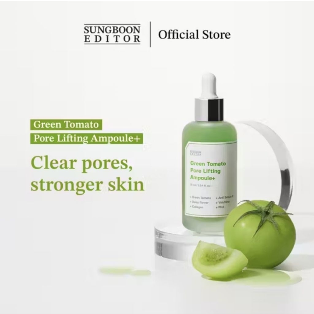 Sungboon Editor Green Tomato Pore Lifting Ampoule 30ml 75ml
