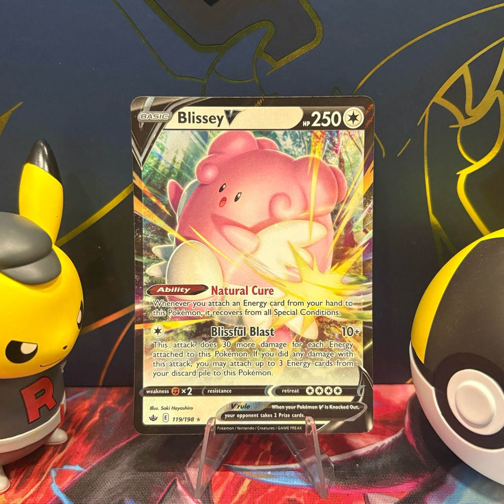 Blissey V 119/198 ENG - UR Holo - Chilling Reign - Pokemon TCG
