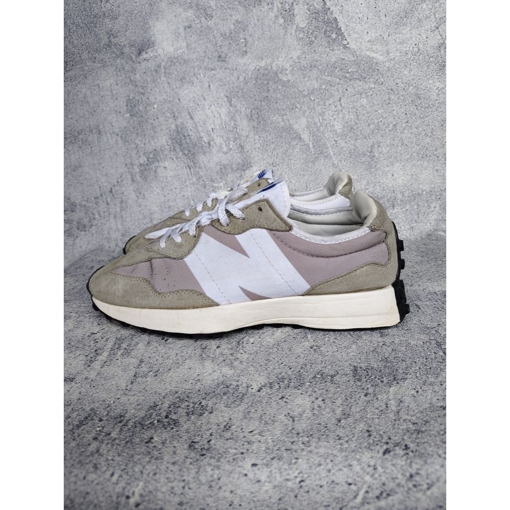 SEPATU NB NEW BALANCE 327 " MUSHROOM ALUMINIUM "SECOND ORIGINAL LIKE NEW