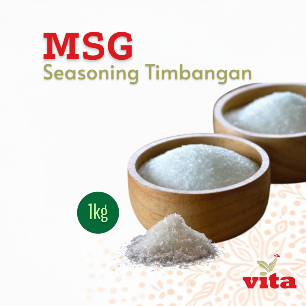 MSG Monosodium Glutamate Mi-won/Sasa Repack 1kg