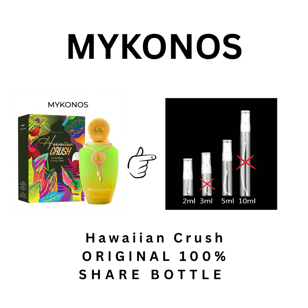 DECANT MYKONOS HAWAIIAN CRUSH 2ML/5ML ORIGINAL 100% SHARE BOTTLE