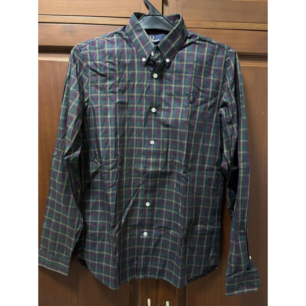 Fred Perry Tartan Long Sleeve Shirt preloved/bekas very good condition