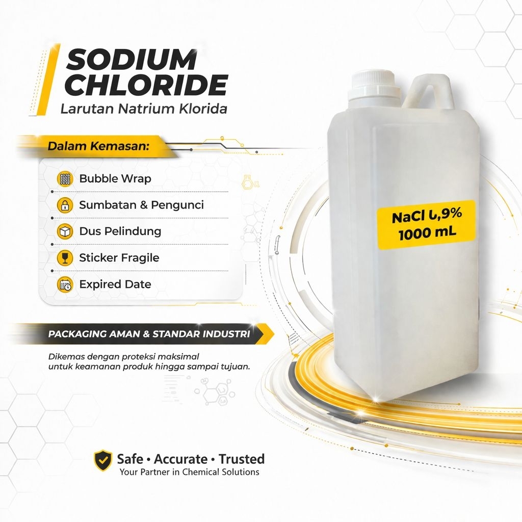 Larutan NaCl 0,9% 1000 ML / Natrium Klorida / Sodium Chloride Solution 0,9%