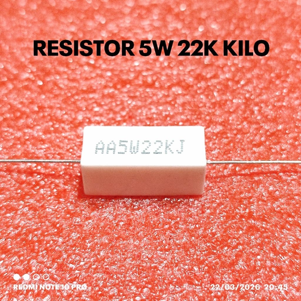 RESISTOR KAPUR 5W 5WATT 22K 22K KILO ROHS