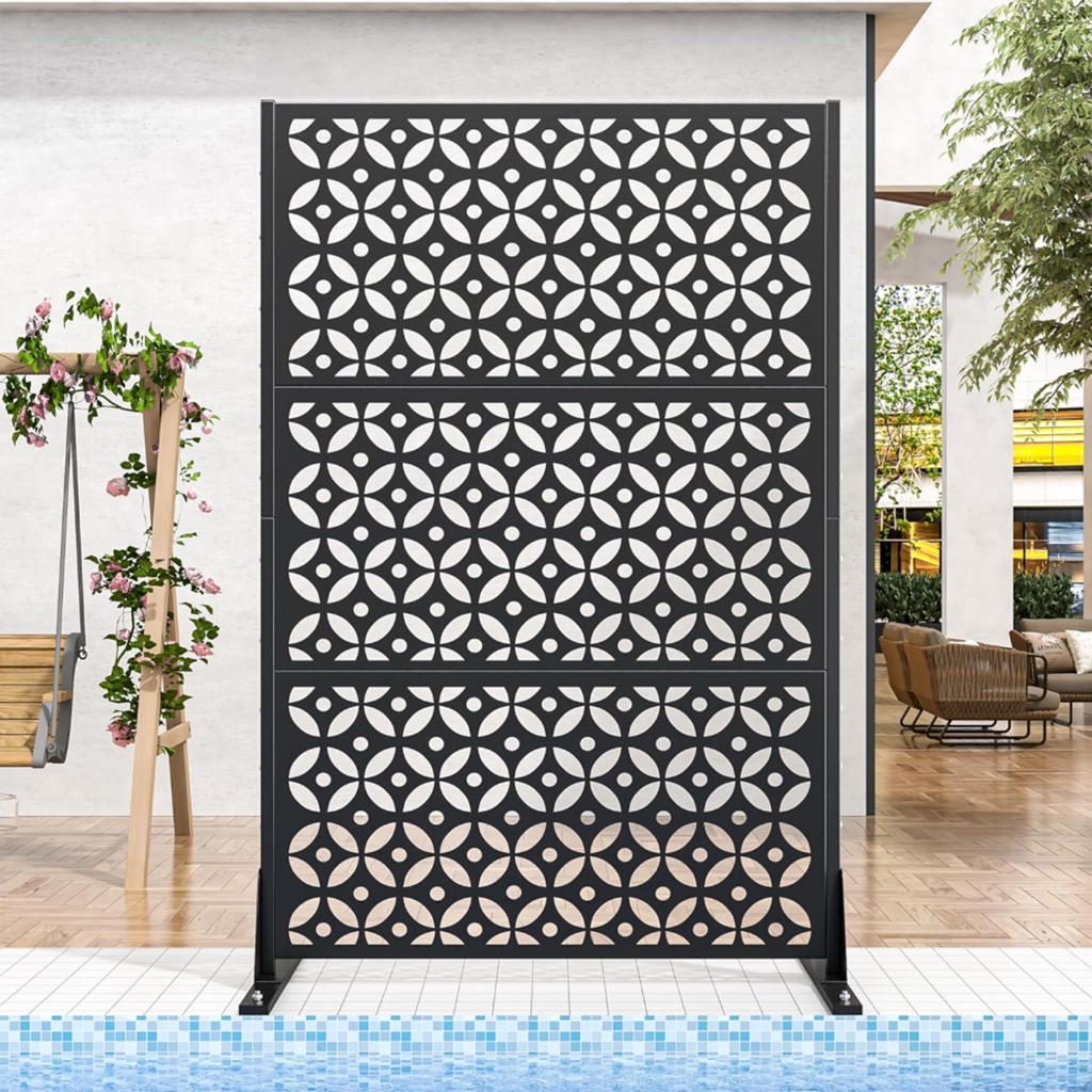 Pagar logam dekoratif , Pagar Rumah Minimalis , Pagar Plat Besi Motif