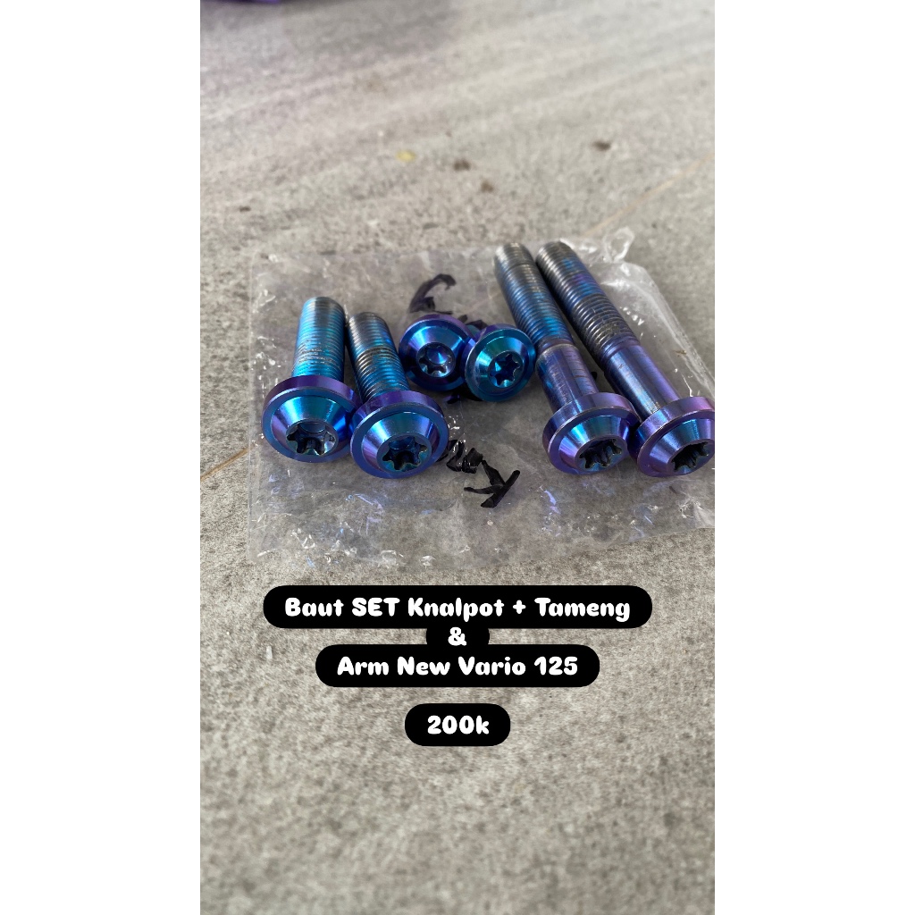 Baut titanium Vario 125/150
