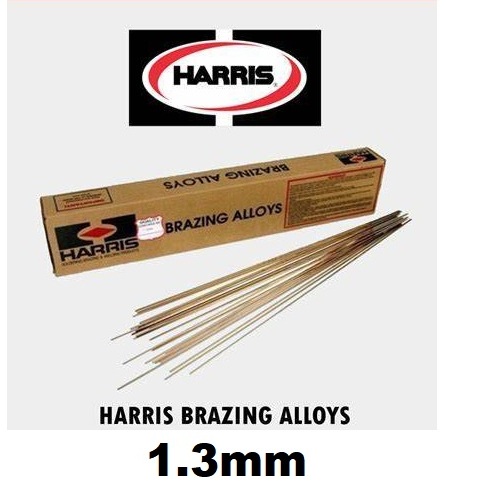 Kawat Las Perak 1,3mm HARRIS Kawat Las Tembaga 1.3mm BRAZING ALLOY 1.3mm (harga satuan)