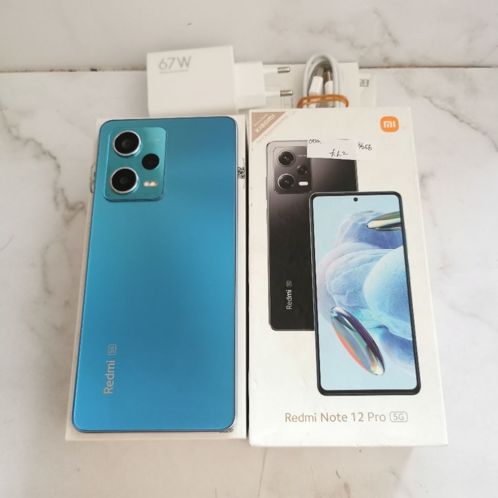 Redmi NOTE 12 PRO 5G ram 8GB 256GB Bekas - Garansi Resmi - second
