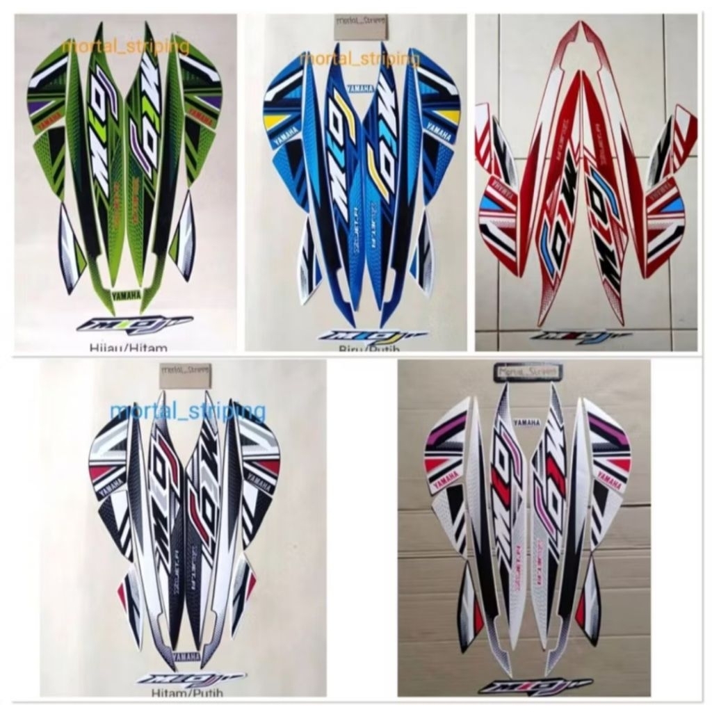 Striping Stiker Lis mio j teen mio j lama 2010 2011 2012