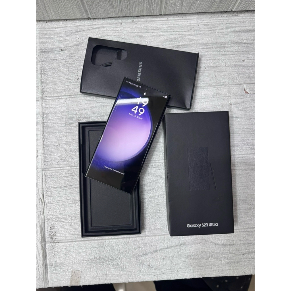 Samsung galaxy S23 Ultra 5G 12/512GB BEKAS RESMI SEIN