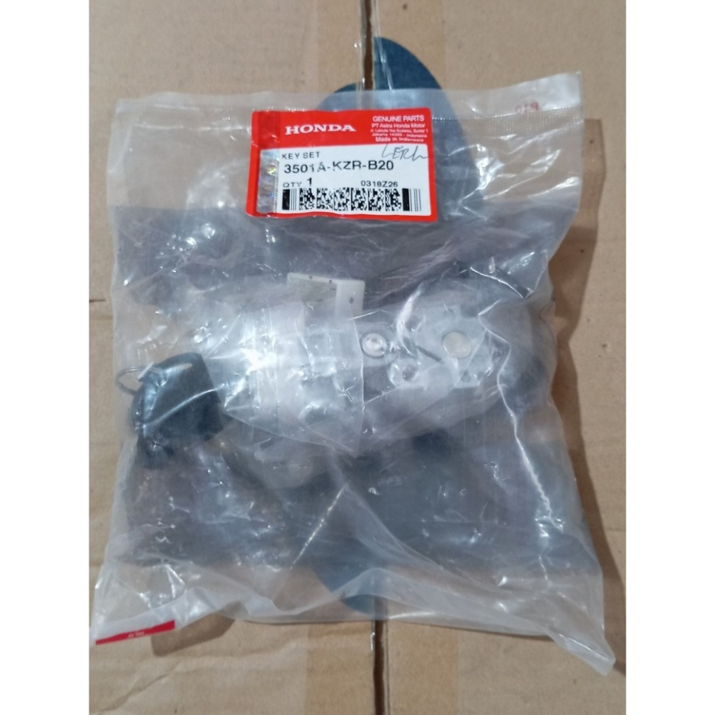 KUNCI KONTAK SET / KEY SET MOTOR AHM HONDA HGP 3501A-KZR-B20 VARIO TECHNO 125