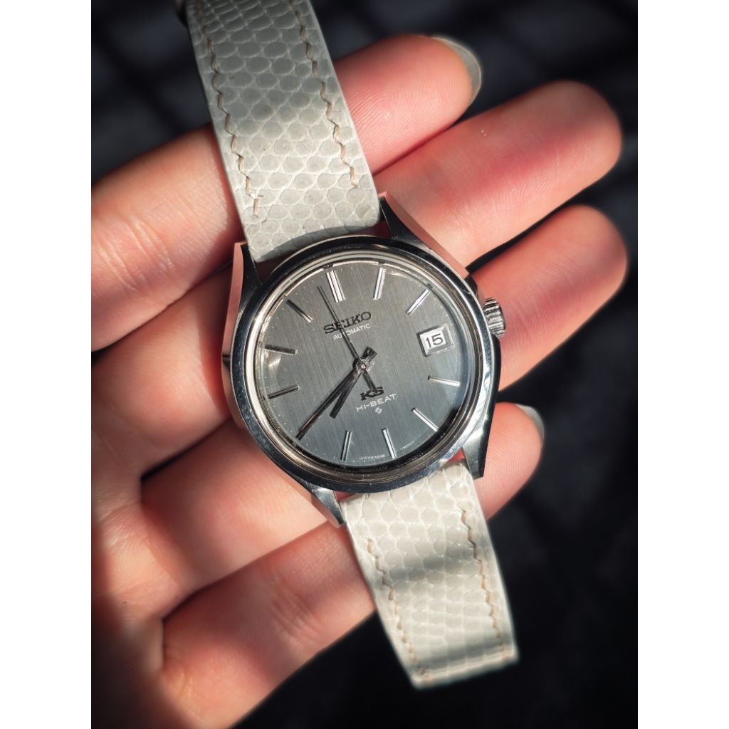 King Seiko 56KS 5625-7120 Grey Linen Dial EXTREMELY RARE & COLLECTIBLES ITEM