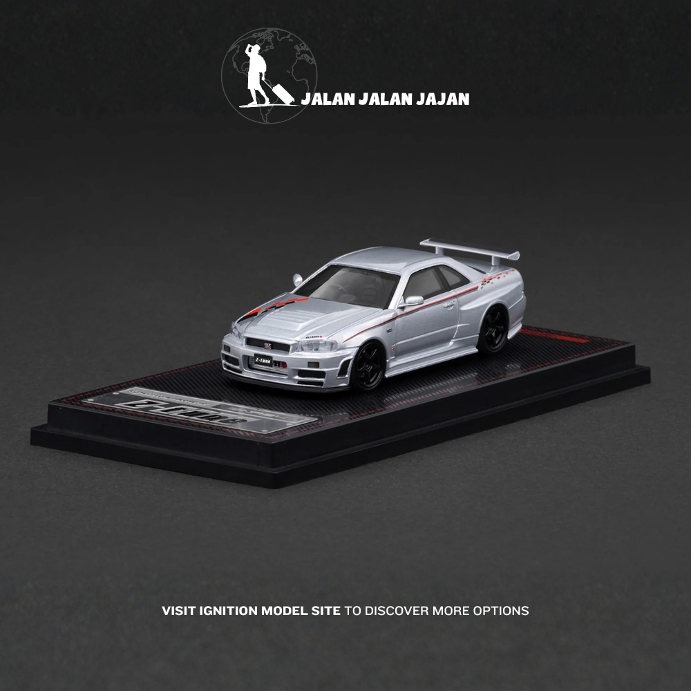 Ignition Model | IG3840 1/64 Nismo R34 GT-R Z-tune Silver | Diecast
