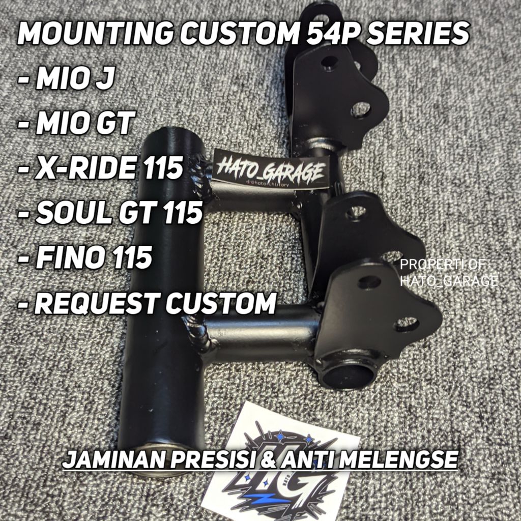 Engine Mounting Panjang Custom Mio J - X-Ride 115 - Fino 115 - Mio GT 115 - Soul GT 115 - Mounting C