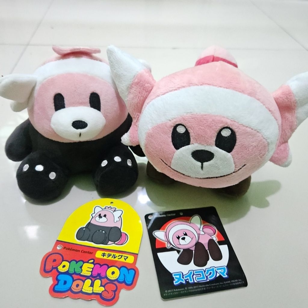 Stufful & Bewear Pokemon Center Pokedoll Pokemon Dolls Plush Plushies Boneka