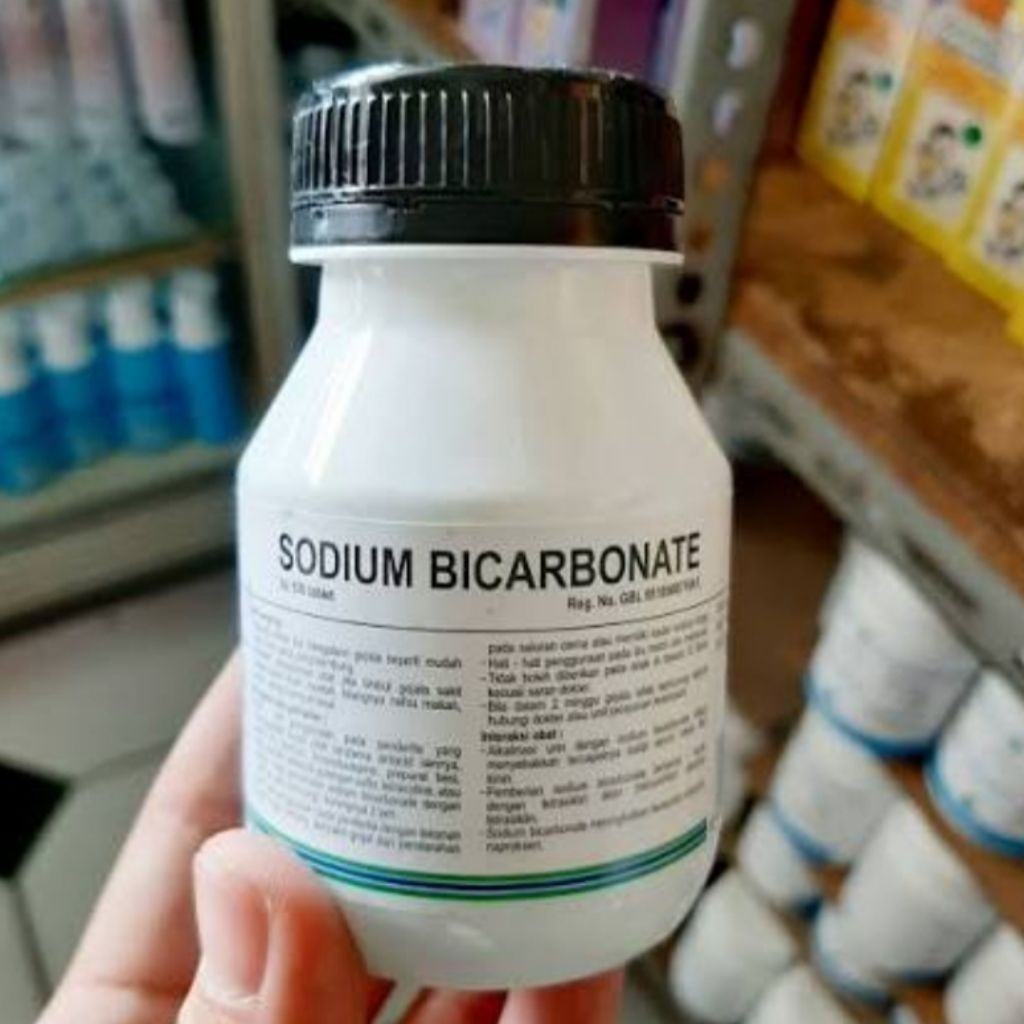 Sodium bicarbonate / natrium bicarbonate 500mg / bicnat per botol