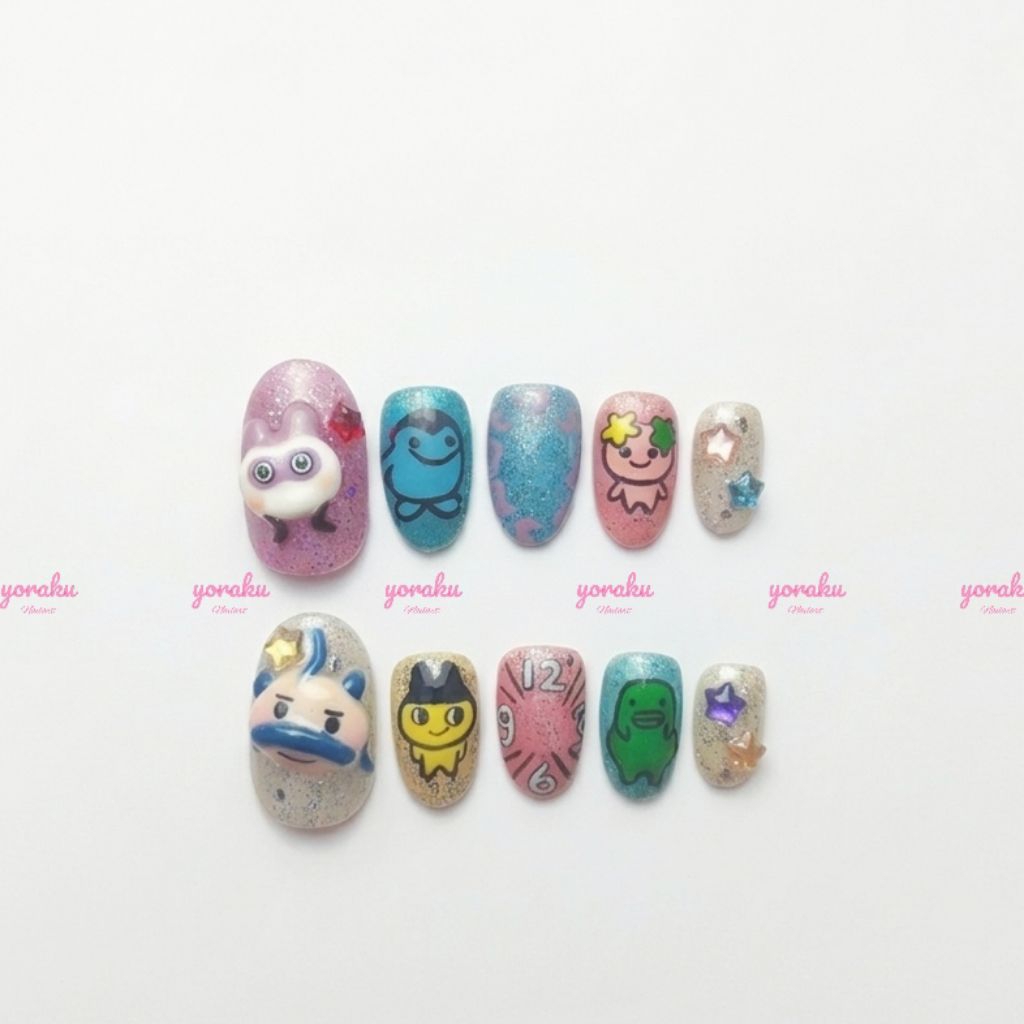 YORAKU B1g1 FREERANDOM CUSTOM EXPRESS 1-3 JAM COD SAMEDAY INSTANT kuku palsu press on nails premium 