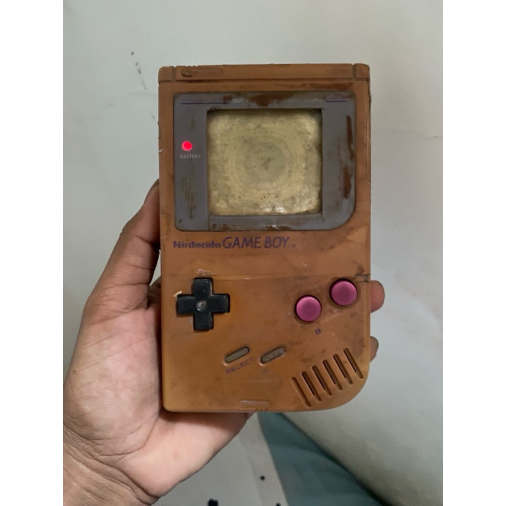 gameboy dmg bahan mesin nyala minus LCD