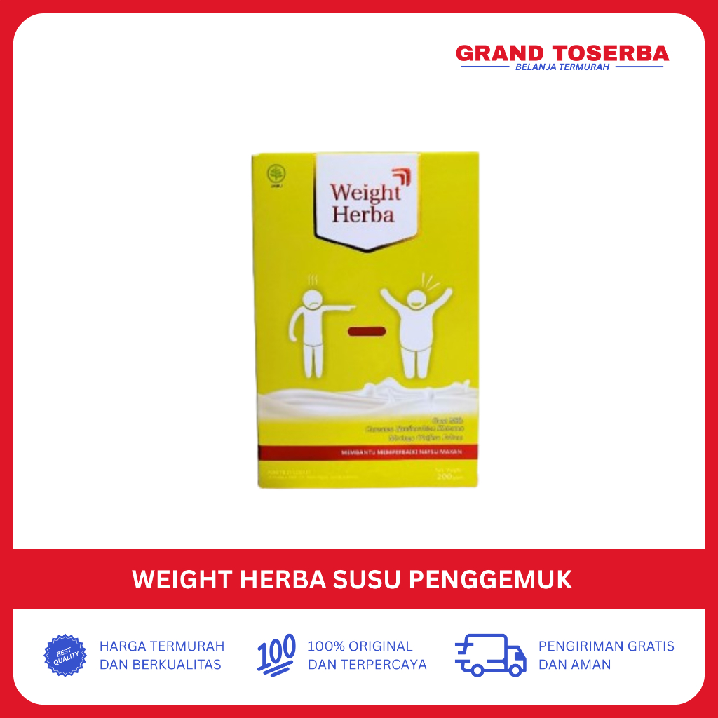 Weight Herba 200 gr (Susu Penggemuk)