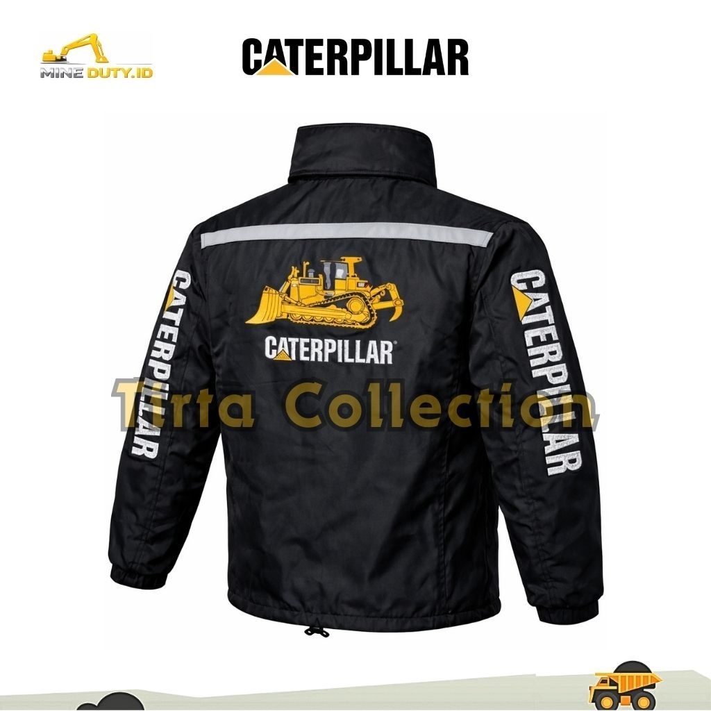 JAKET PARASUT CATERPILLAR DOZER - BORDIR ALAT BERAT