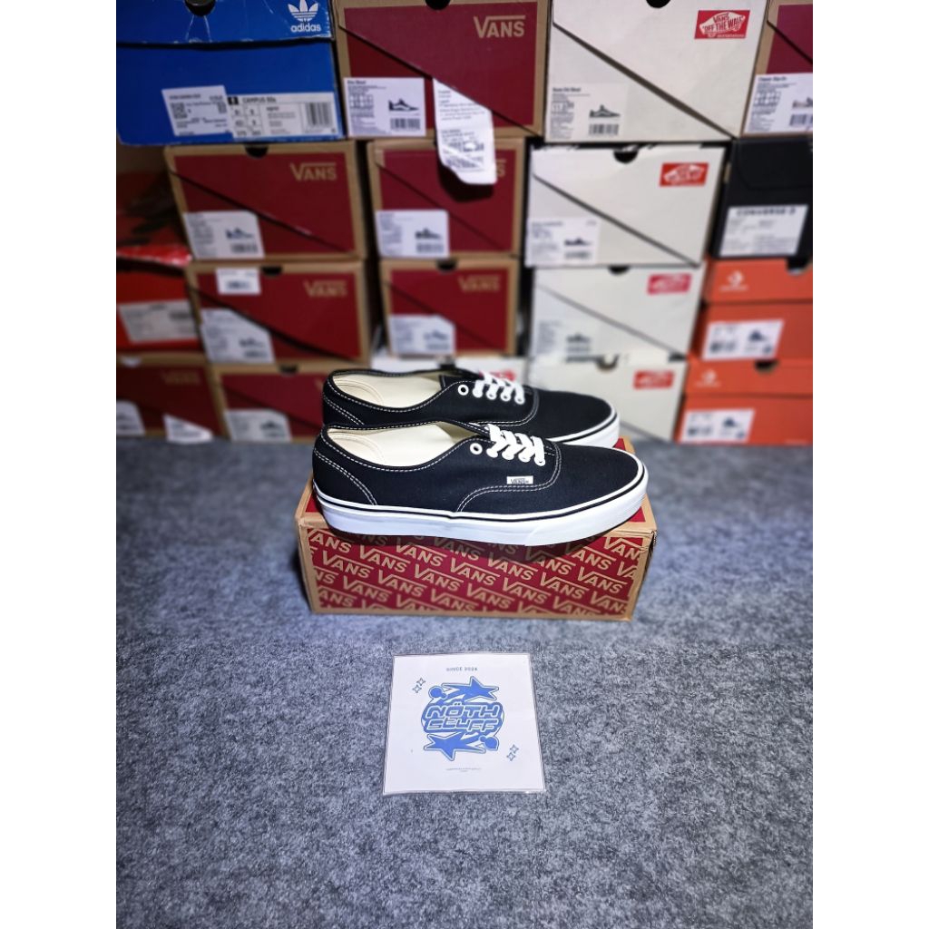 Vans Authentic Black White (RESMI PT NAVYA / GMG)