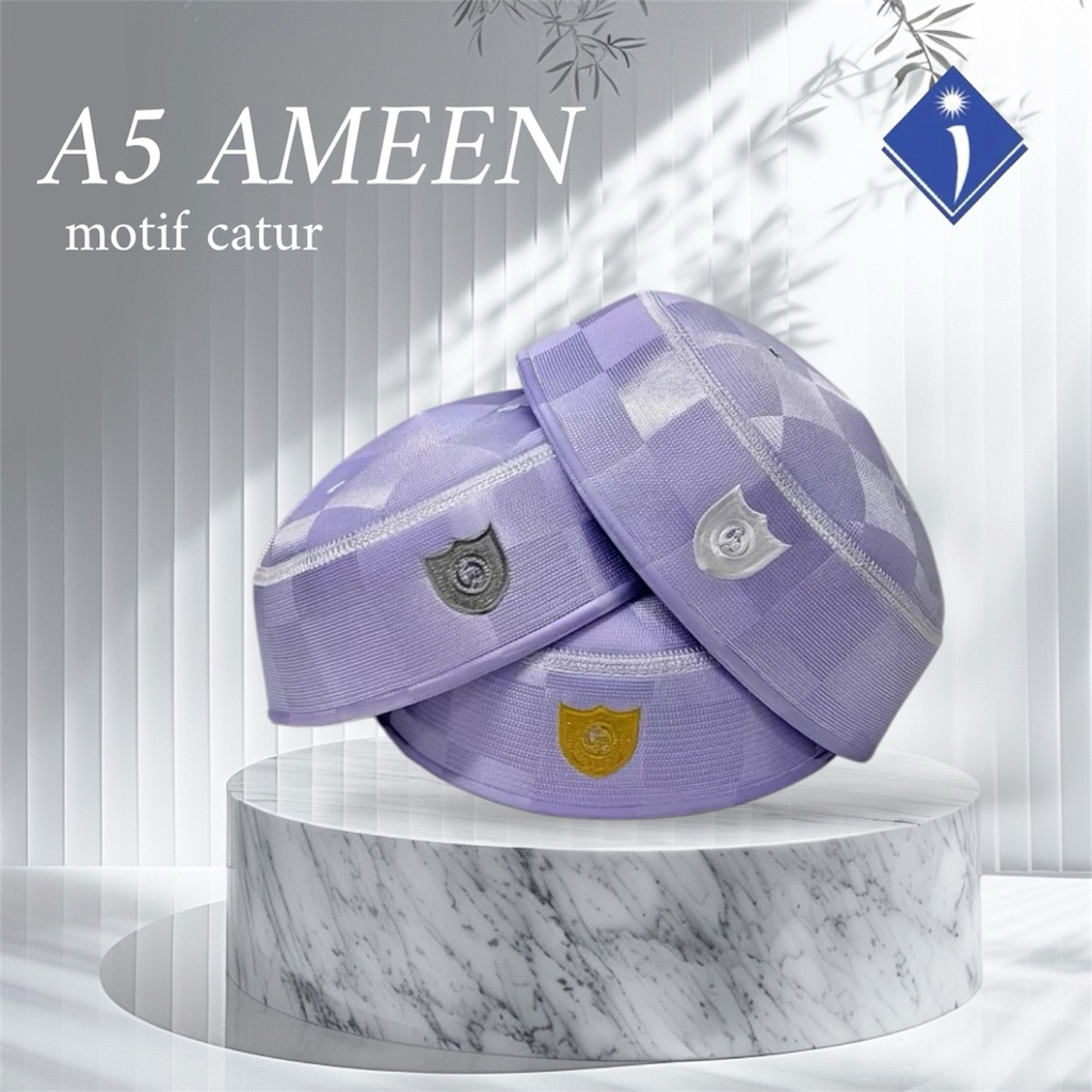 Peci Ameen A5 | Original Motif Catur
