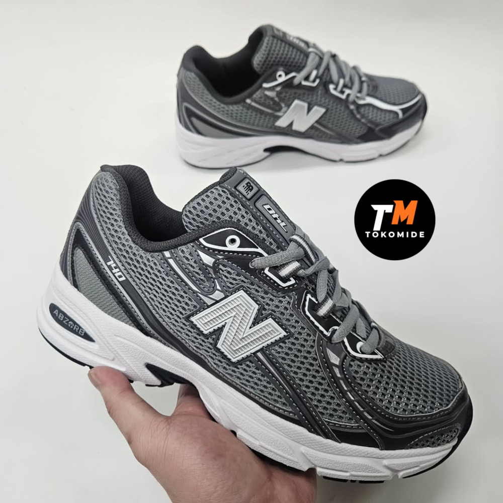 DARK GREY NB 740 SEPATU OLAHRAGA RUNNING PRIA WANITA