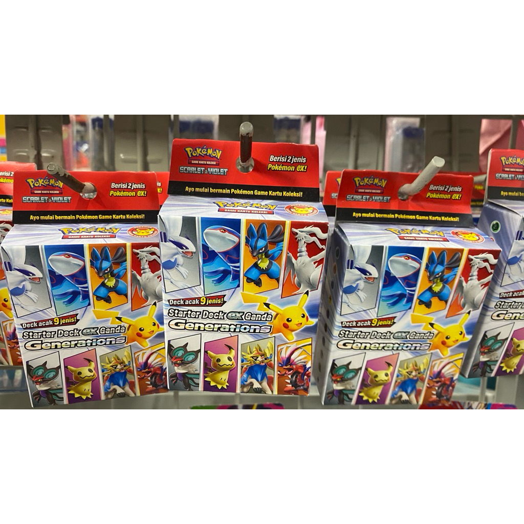 kartu pokemon starter deck generatio