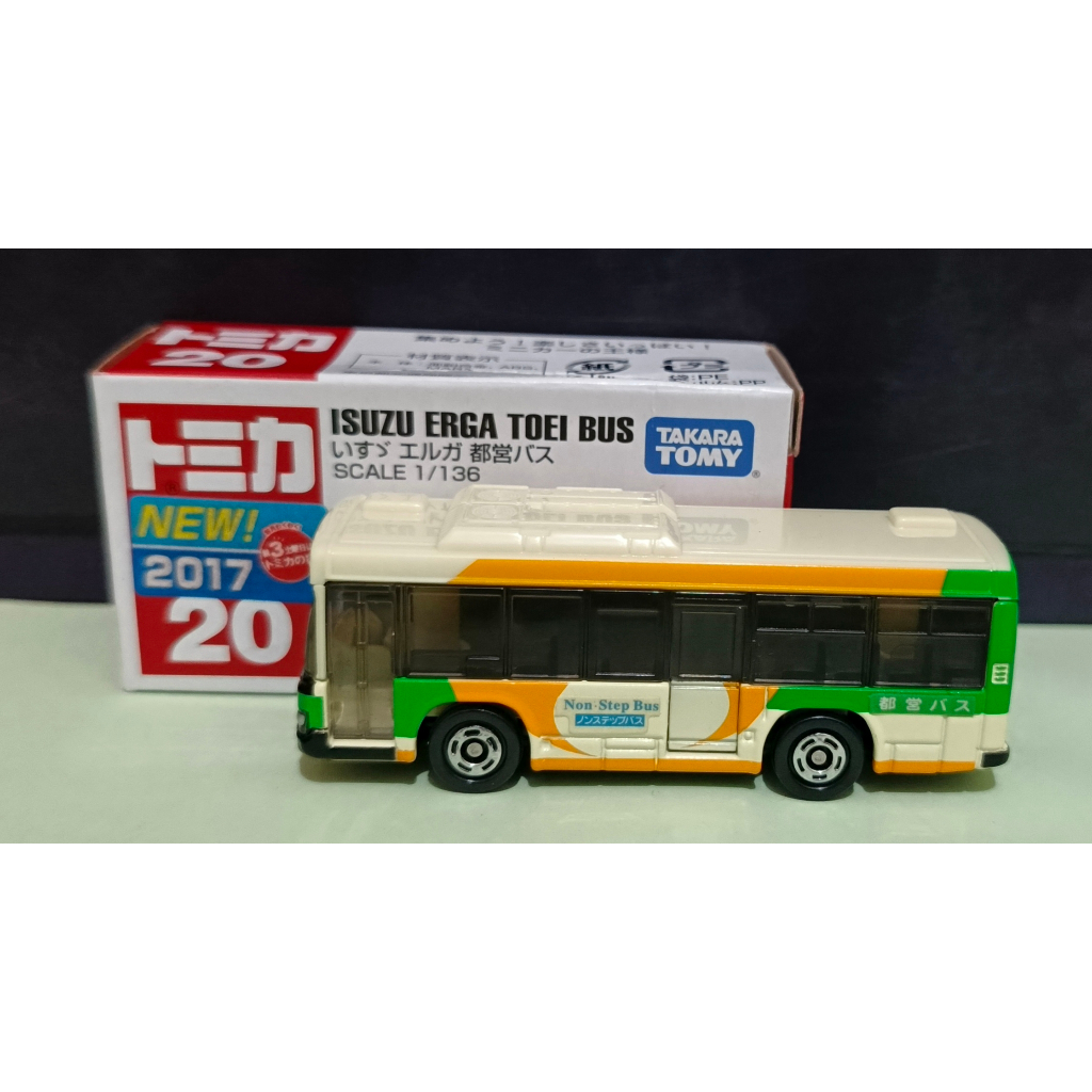 Diecast Tomica 20 ISUZU ERGA TOEI BUS