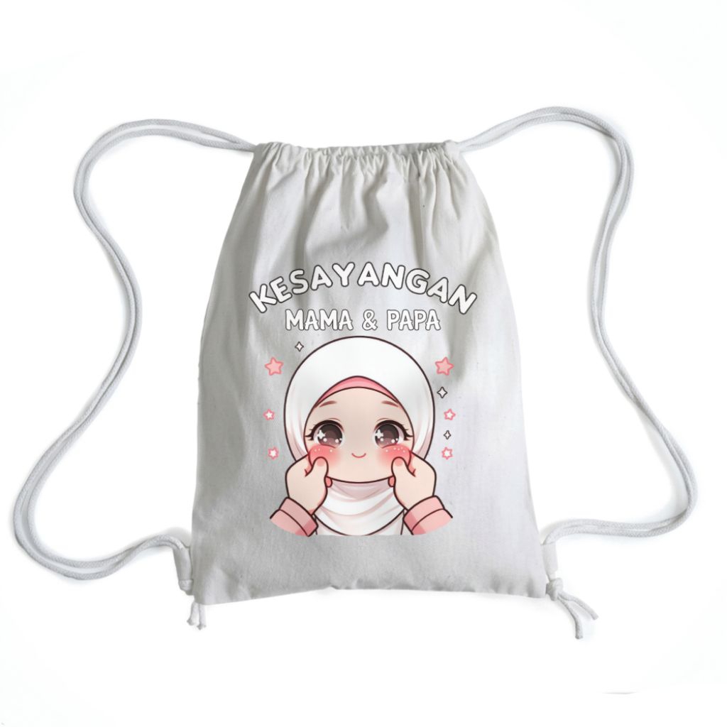 KIDORA | Tas Serut Anak Kesayangan Mama & Papa Karakter Islami Cewek