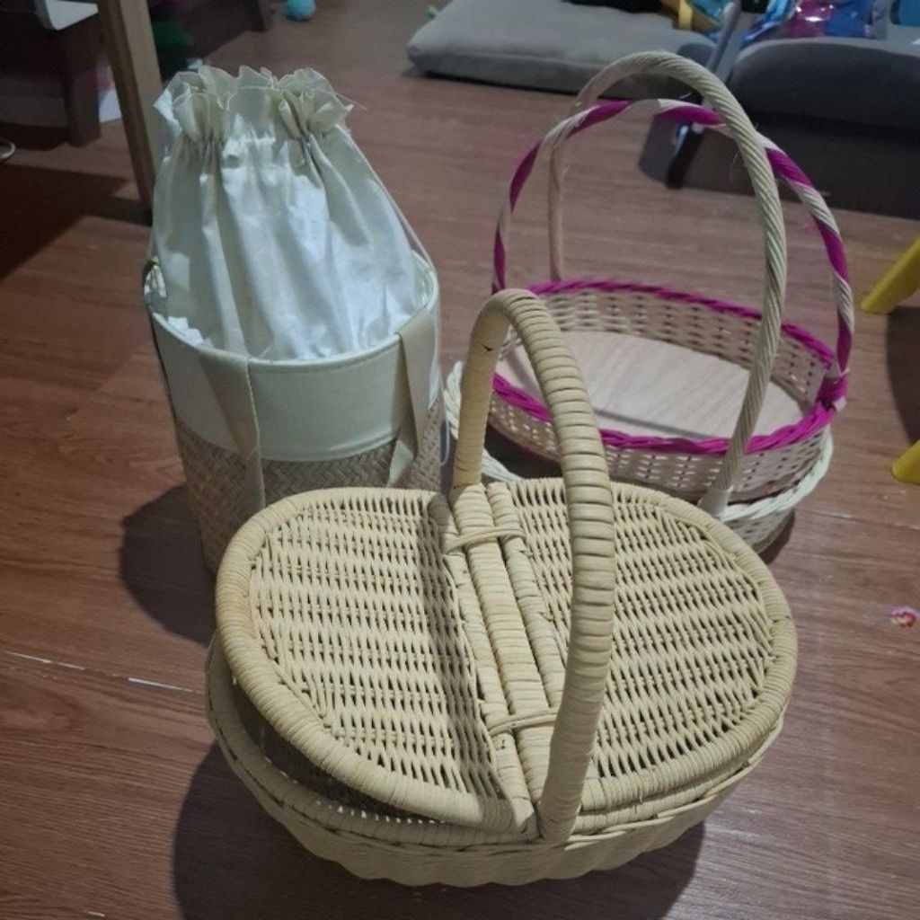 Keranjang rotan set