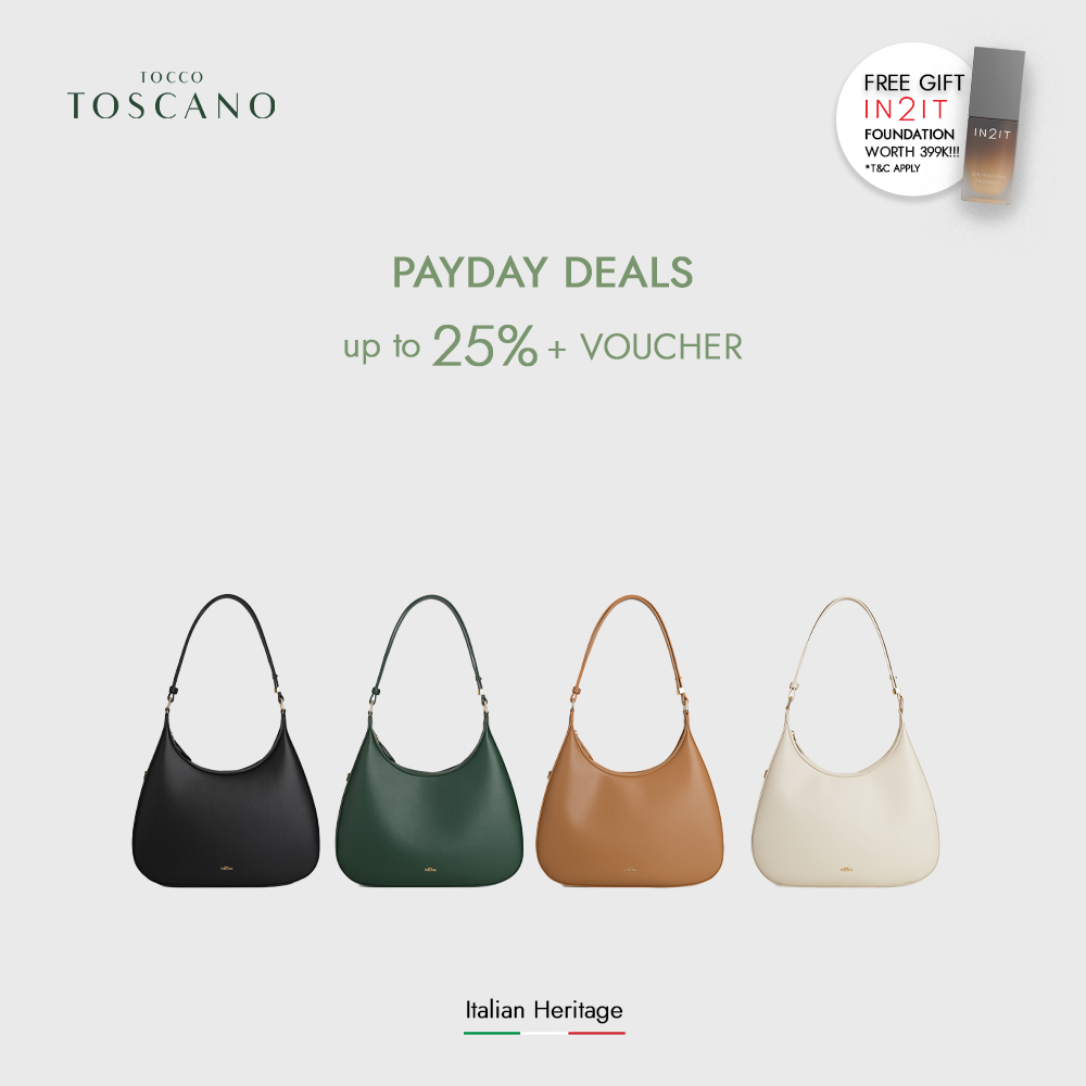Tocco Toscano Nova Structured Hobo Bag - Tas Pundak Wanita