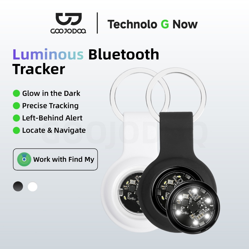 Goojodoq Pro Bluetooth Smart Anti-Lost Locator Hanya Mendukung iOS untuk Desain transparan dengan in