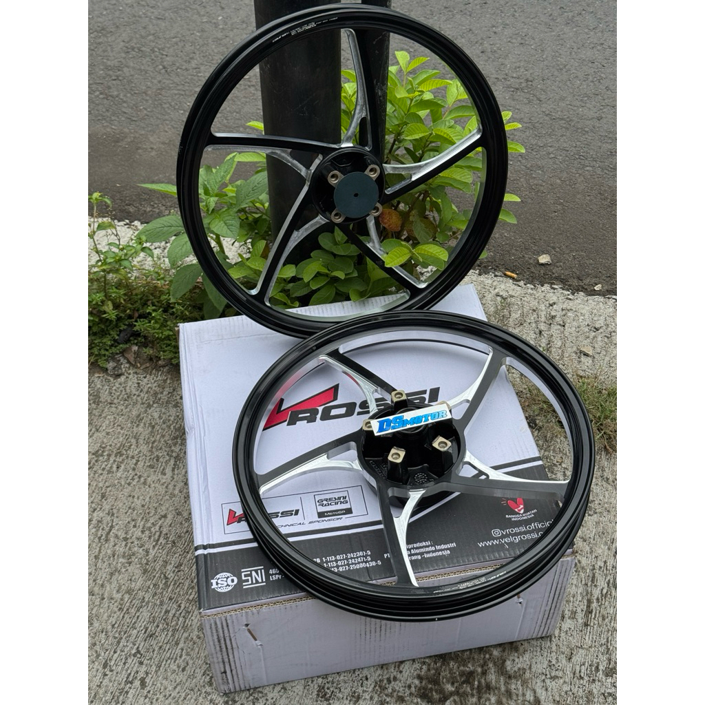 velg vrossi V-ROSSI V ROSSI SAMURAI KZR MXKING MX KING MX-King HITAM BIRU KROM SILVER UKURAN 160 160