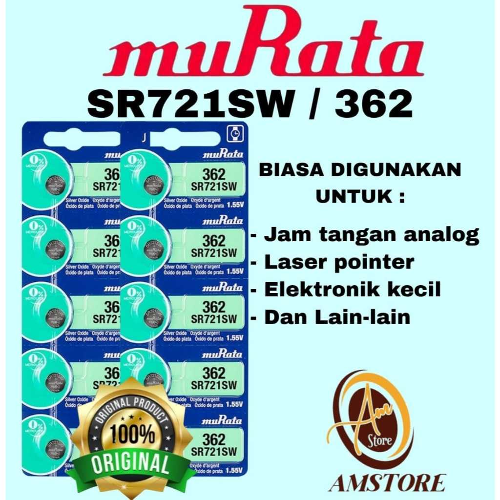 Baterai Murata SR721SW / 362 / 721 ORIGINAL
