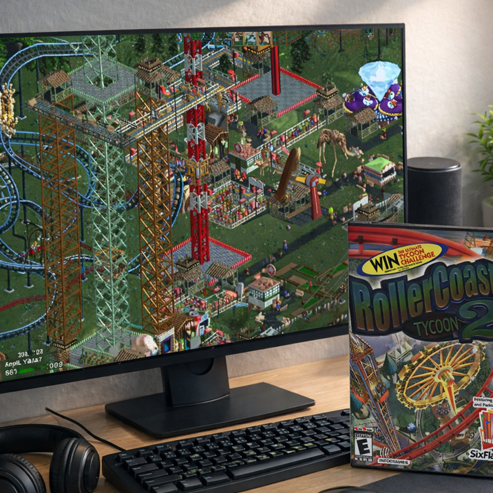 [ PC Games ] RollerCoaster Tycoon 2: Triple Thrill Pack [ 2003 ]