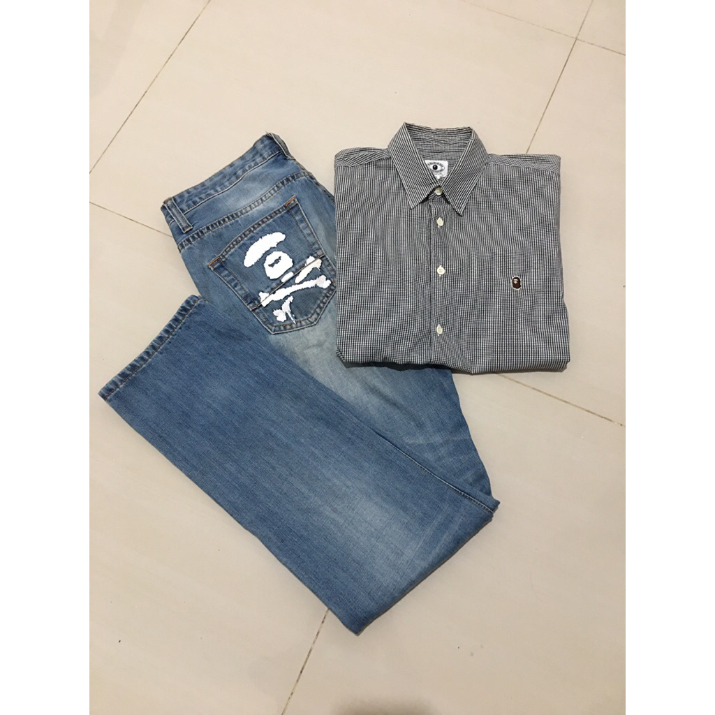 celana jeans aape