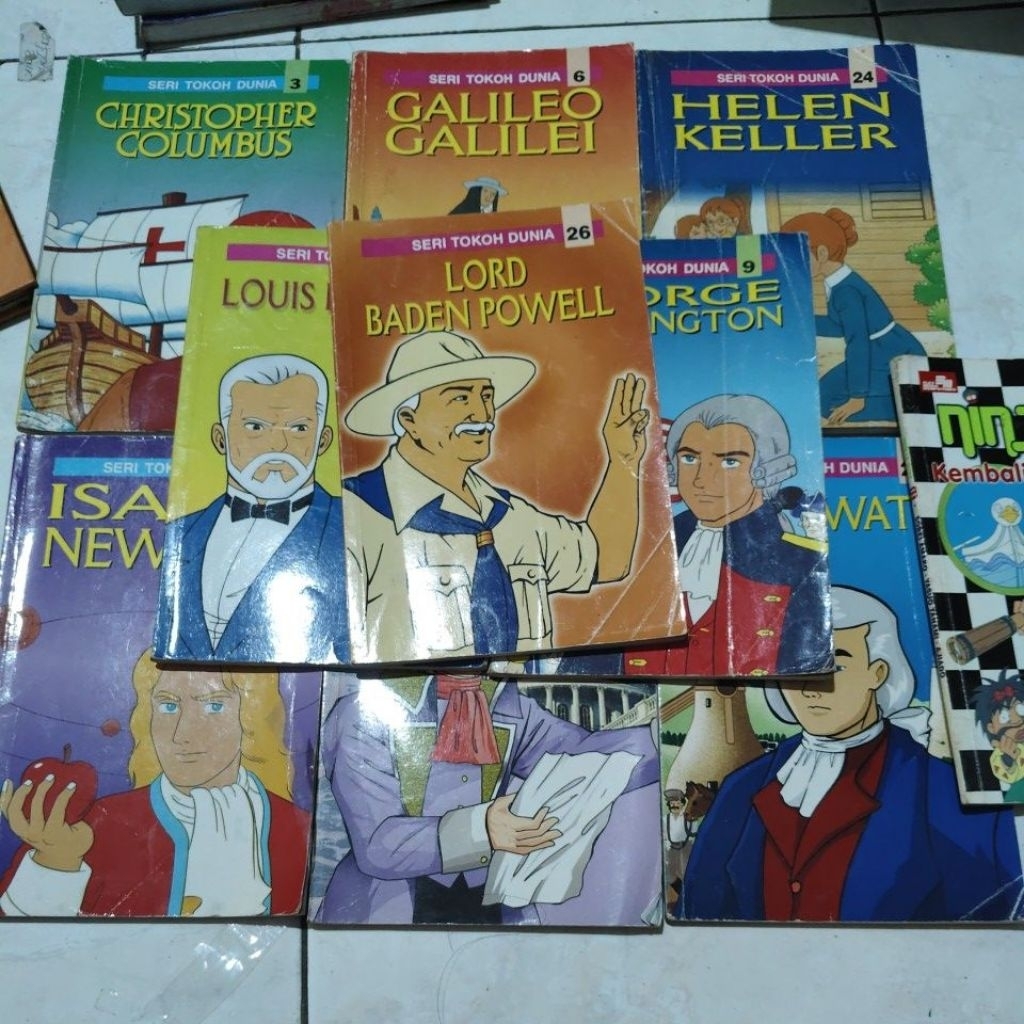 komik langka seri tokoh dunia elex media
