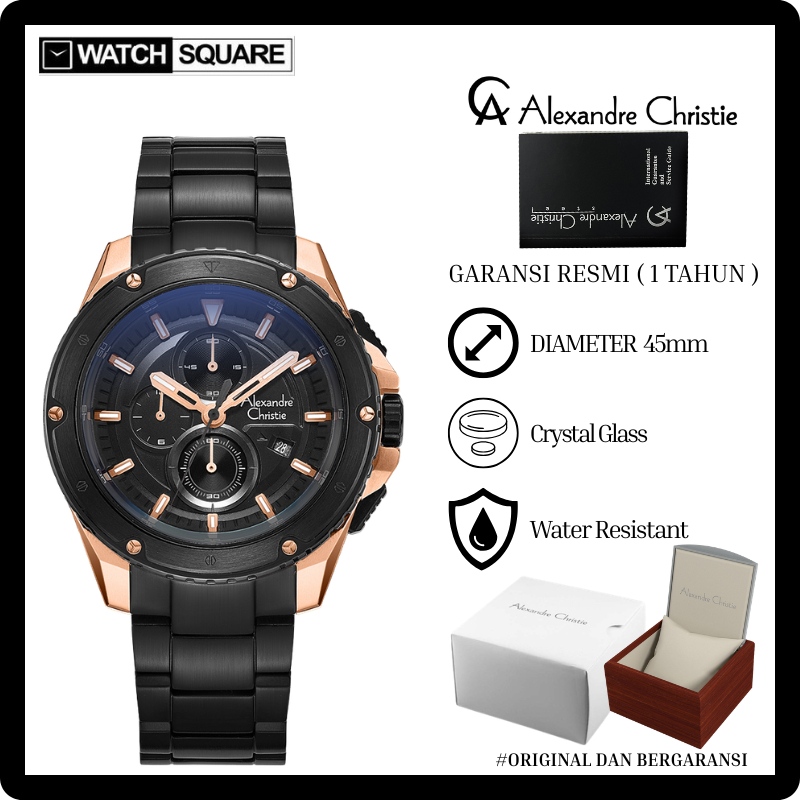 Jam tangan pria Alexandre Christie AC-6653