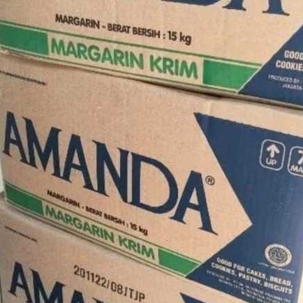 amanda margarine krim 15kg