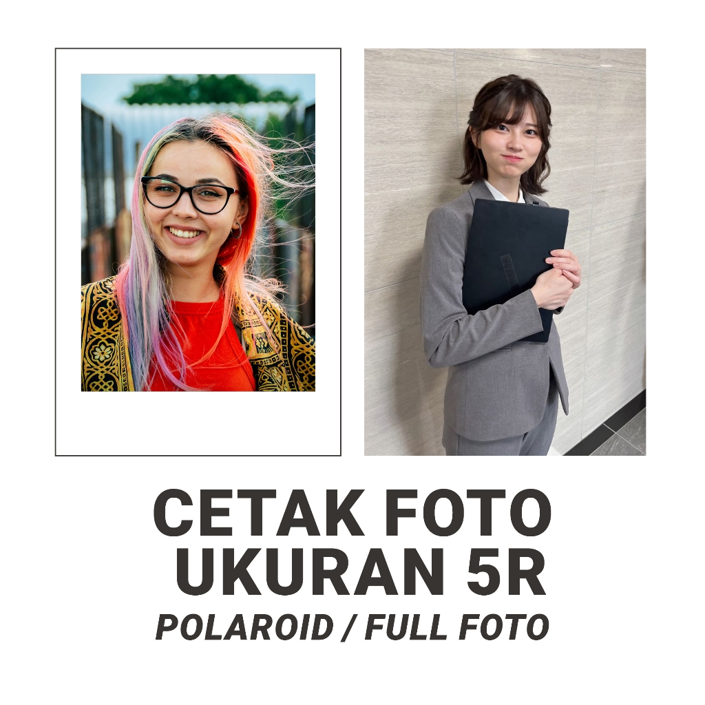 Cetak Foto 5R, Foto Polaroid 5R Bahan Premium