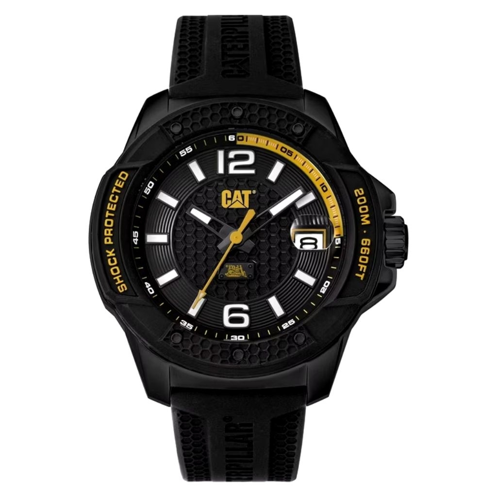 Original 100% Jam Tangan Pria CAT Shockmaster Evo SJ.161.21.137 Rubber Strap Garansi Resmi 2 Tahun