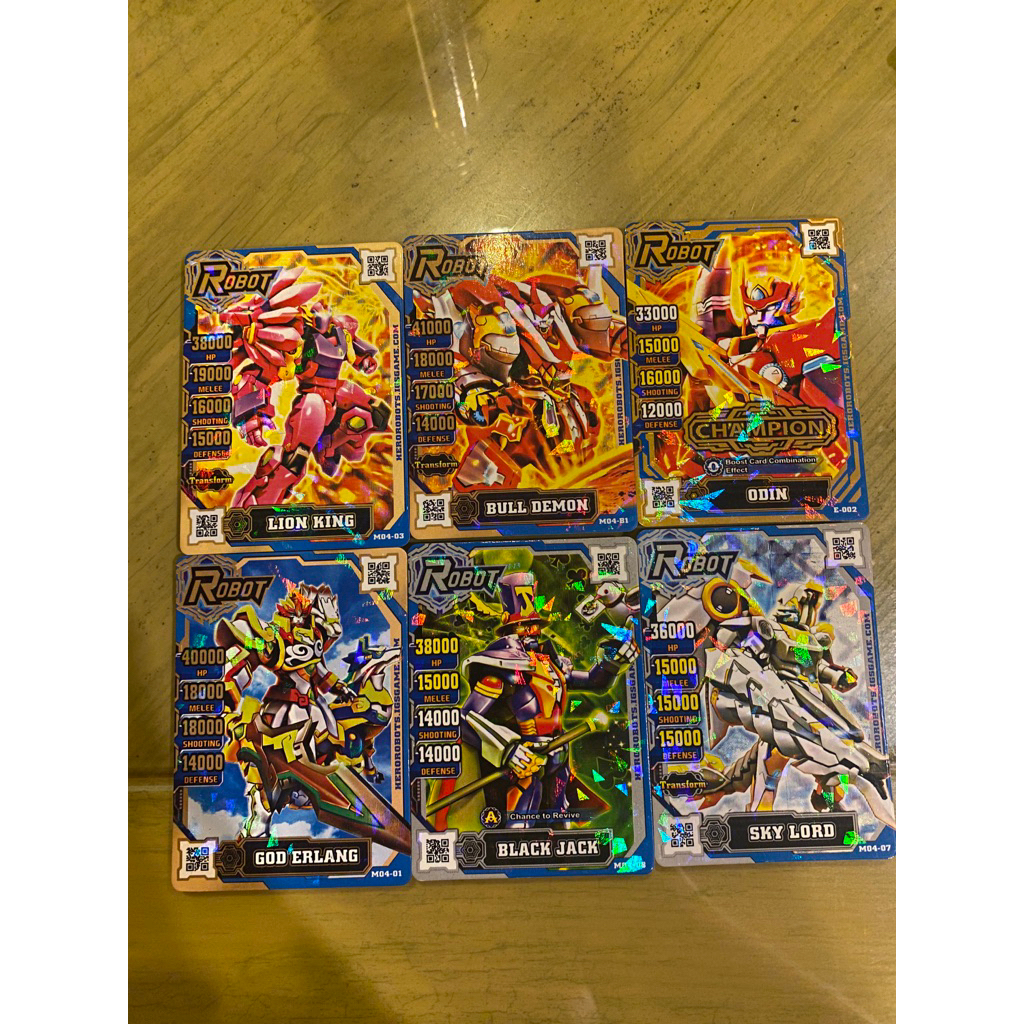Hero of Robots, Gold & Silver Robots Card
