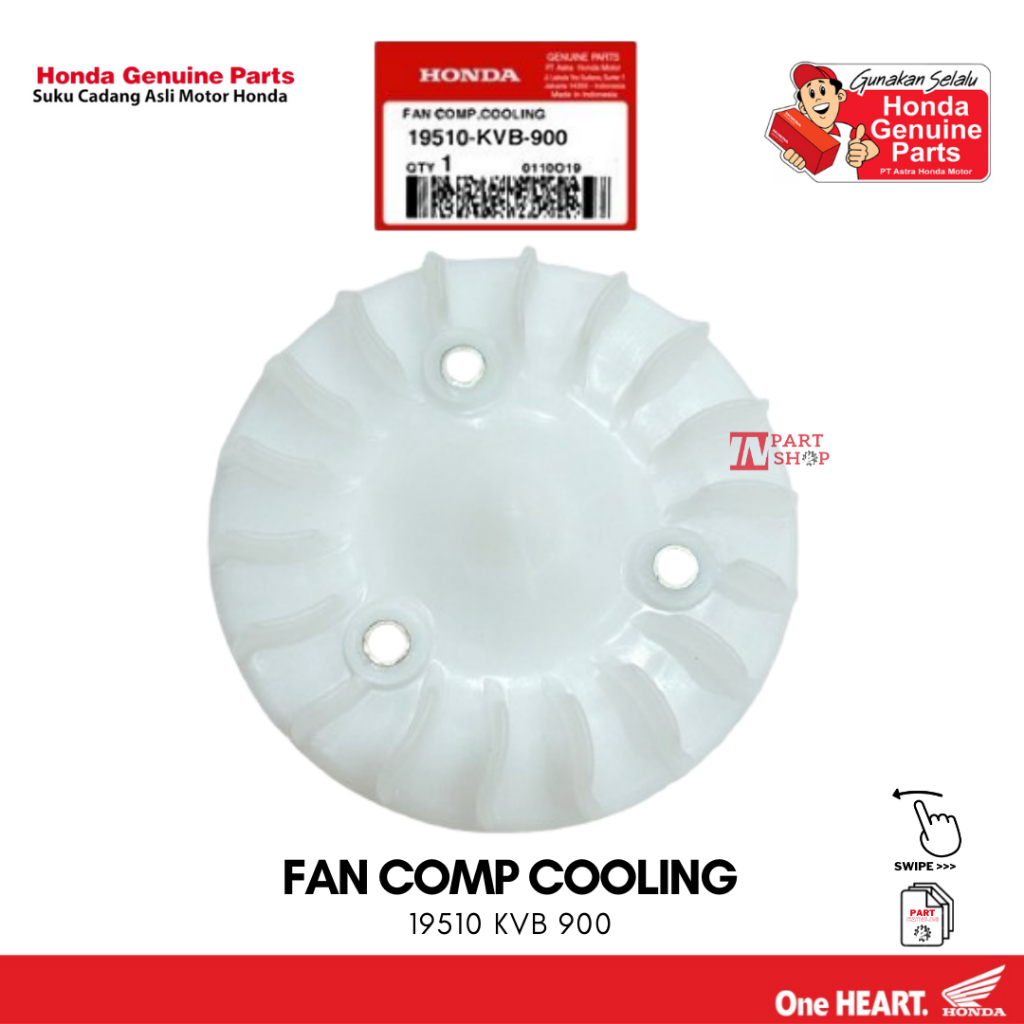 Kipas Radiator (Fan Comp Cooling) - Vario 110 Karbu / 19510-KVB-900