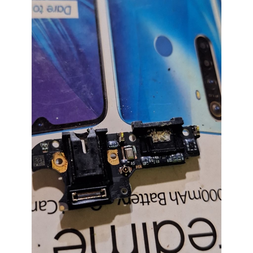 Realme 5 Ori Flexible Charger + ic Flexibel Konektor Cas Charger REALME 5