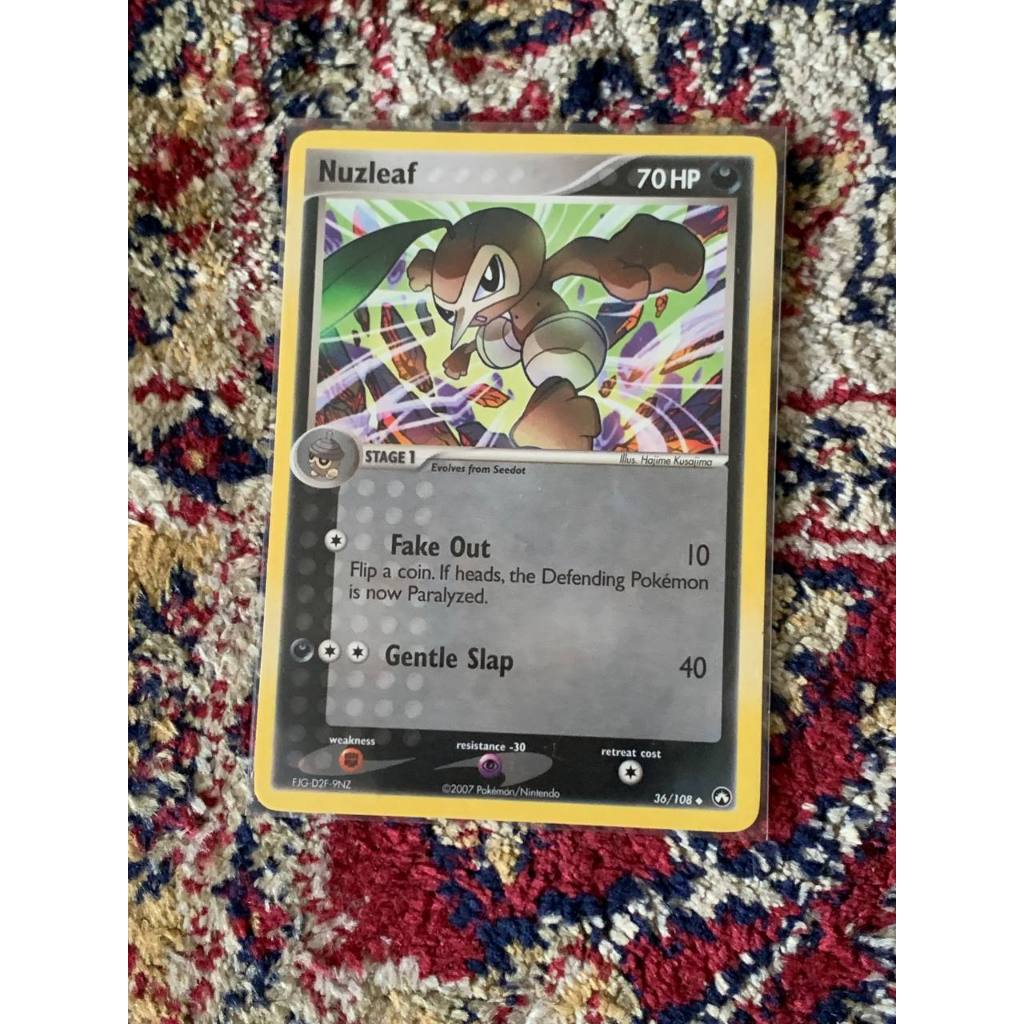 Nuzleaf Pokemon English 36/108