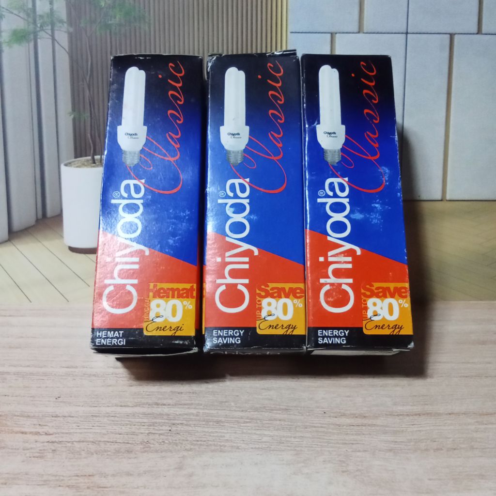 lampu kaca 2U Chiyoda 10watt